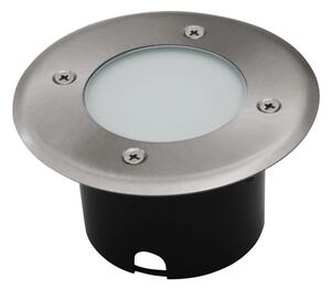 Lampada LED segnapasso MIVO LED/3W/230V diametro 12 cm IP67 cromo opaco