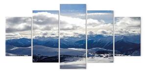 Quadro contemporaneo Volto invernale