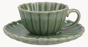 Set di 6 tazzine da caffè con piattino Lotus