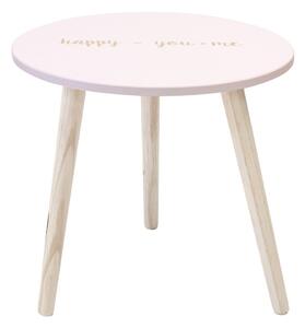Tavolino rosa 44xø45cm