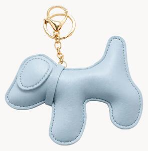 Portachiavi in pelle vegana fatto a mano Cartoon Dog