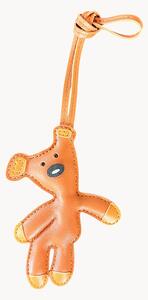 Portachiavi in pelle vegana fatto a mano Mr. Bean Teddy