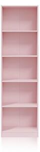 Candy scaffale 180x52x25cm, Colori disponibili - Rosa pastello
