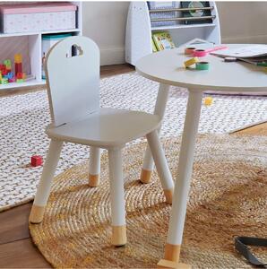 Nuvola sedia per bambini 50.5x27.8x28cm, Colori disponibili - Bianco
