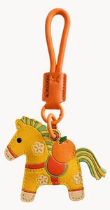 Portachiavi in pelle vegana fatto a mano Horse
