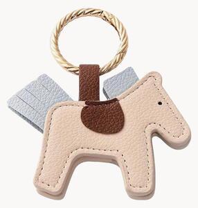 Portachiavi in pelle vegana fatto a mano Horse