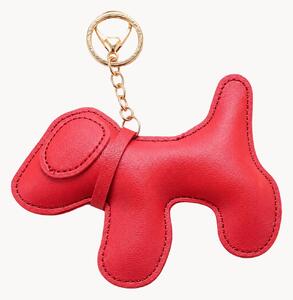 Portachiavi in pelle vegana fatto a mano Cartoon Dog