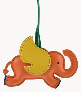 Portachiavi in pelle vegana fatto a mano Elephant