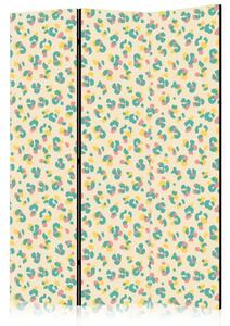 Paravento design Macchie colorate - multicolori su sfondo chiaro