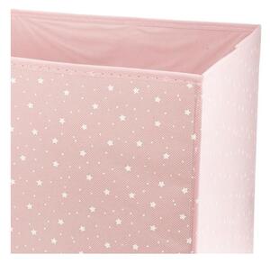 Star scatola portaoggetti 29,5x29,5x30cm, Colori disponibili - Rosa pastello