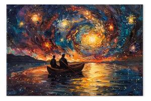 Quadro Quadri stellari - una crociera notturna ispirata all'opera di Van Gogh