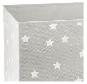 Star scatola portaoggetti 29,5x29,5x30cm, Colori disponibili - Grigio perla