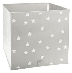 Star scatola portaoggetti 29,5x29,5x30cm, Colori disponibili - Grigio perla