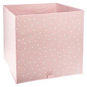 Star scatola portaoggetti 29,5x29,5x30cm, Colori disponibili - Rosa pastello