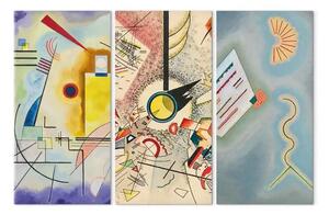 Quadro contemporaneo Arte astratta - composizioni geometriche in colori vivaci