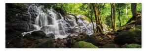 Quadro Cascata nella giungla - splendide cascate circondate dalla vegetazione