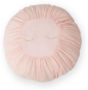 Moon cuscino diametro 35 x 12 cm, Colori disponibili - Rosa pastello