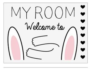 My room coniglietto decorativo adesivo 50x70cm