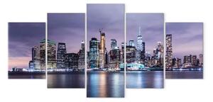 Quadro New York: Serata nuvolosa (5 pezzi) largo