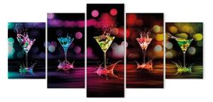 Quadro contemporaneo Cocktail colorati