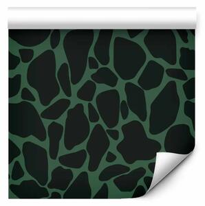 Tappezzerie Macchie di giraffa - un motivo elegante in tonalità verde