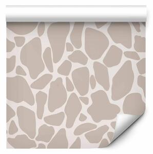 Tappezzerie Macchie di giraffa - motivo stilizzato nei toni del beige