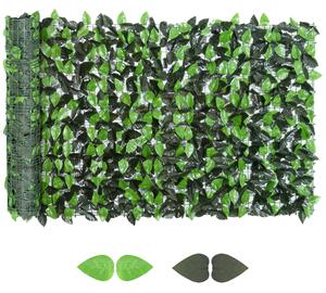 Outsunny Rotolo Siepe Artificiale Finta Sempreverde Artificiale Sintetica ,Siepe Finta Siepe Artificiale 1×3m Recinzione|Aosom