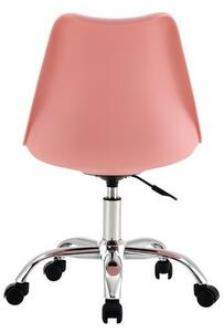 Color Sedia con rotelle 97x47x58cm, Colori disponibili - Rosa pastello