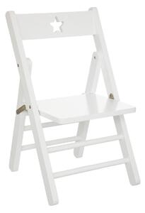 Star sedia pieghevole per bambini 51,9 x 31 x 31 x 33,5 cm, Colori disponibili - Bianco