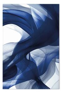 Quadro moderno Onde del mare - Movimento astratto nelle tonalità dell'oceano