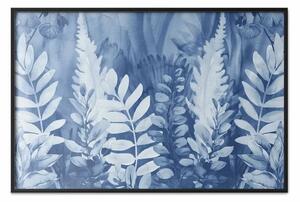 Poster: Angolo botanico - composizione di piccole forme su sfondo di paesaggio scuro