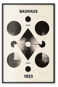 Poster: Ispirato Bauhaus - motivi geometrici in stile modernista del 1923