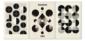 Quadro Ispirato Bauhaus - composizioni astratte con cerchi e quadrati