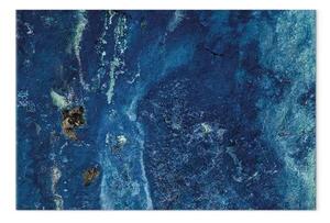 Quadro moderno Pietra azzurra - primo piano della texture dell'azzurrite blu