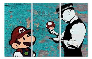 Quadro contemporaneo Banksy: Vernice screpolata