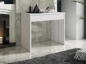 Consolle tavolo allungabile 12 coperti 6 prolunghe Bianco - ONEGA