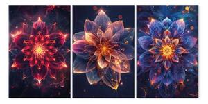 Quadro Colori energetici - mandala con forme multicolori piene di energia Zen