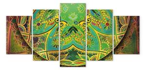 Quadro Mandala: Energia verde