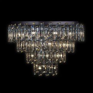 Arcadia flush lampadario a soffitto 4 ripiani 3/6/9/12l luci cromo