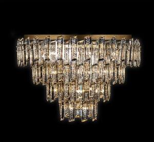 Arcadia flush lampadario a soffitto 4 ripiani 3/6/9/12l luci oro, 