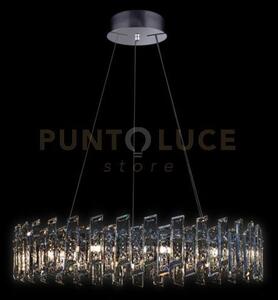 Arcadia sospensione 12 luci, cromo, 12 lampadine x g9 (escluse), ø