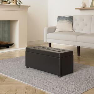 Sedia da ufficio ergonomica - Sedia da ufficio con schienale alto, supporto lombare regolabile, 55P x 52L x 124A cm, nera, set da ufficio