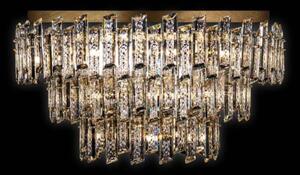 Arcadia flush lampadario a soffitto 3 ripiani 6/9/12 luci, oro, 27 