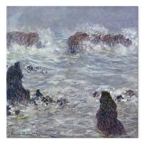 Quadro famoso Claude Monet - Tempesta, al largo della costa di Belle-Ile