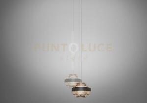 Geo, solo testa, nero opaco, led 5w, 400lm 3000k, dia.12 h400 cm co