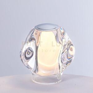 Ciottolo lampada da tavolo ricaricabile a led 2w 170 lm 3000k d.10