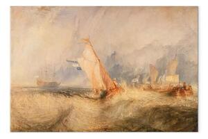 Riproduzione quadro William Turner - L'ammiraglio van Tromp naviga contro il vento