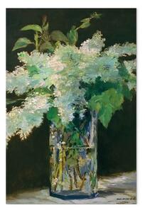 Quadro famoso Edouard Manet - Vaso di fiori, lillà bianchi