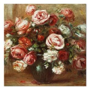 Quadro famoso Pierre-Auguste Renoir - Bouquet of Roses - Still Life