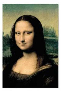 Quadro famoso Leonardo da Vinci - Mona Lisa (frammento)